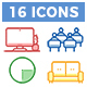 Coworking icons pack