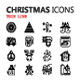 Outline Christmas Icons