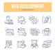 Web Development Doodle Icons