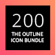 The Outline Icon Bundle 200 part 2