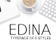 Edina Sans Serif Minimal Typeface