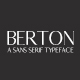 Berton Sans Serif Typeface