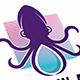 Squid Water Creative Logo