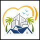 Beach Property Love Logo