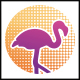 Flamingo Dots Logo