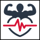 Fitness Health Heart Logo