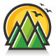 Forest Mountain Sun Logo