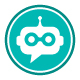 Virtual Online Talking Bot Logo