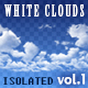 20 High Resolution Isolated White Clouds vol.1