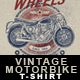 Vintage Motorbike T-Shirt Design