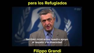 Alto Comisionado de la ONU para los Refugiados, Filippo Grandi, en el Día Mundial del Refugiado 2017