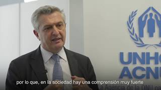 Filippo Grandi visita España