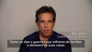 Ben Stiller está solidário #ConOsRefugiados