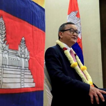 Cambodia: End Exile of Opposition Leader