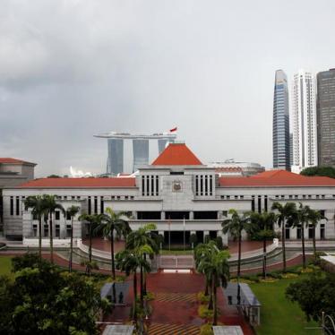 Singapore: Reject Overly Broad Contempt Law