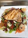 The Recipe Salad W/ Salmon and Shrimp 😋