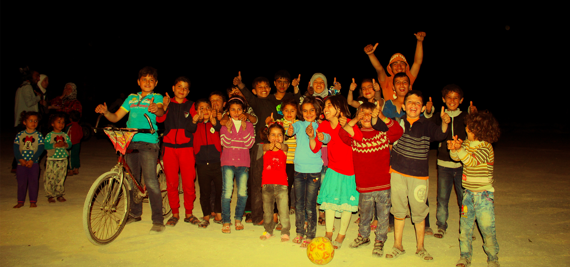 Street lights, provide protection and enhance social life in Aleppo