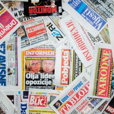 Westlicher Balkan: Straflose Angriffe auf Medien