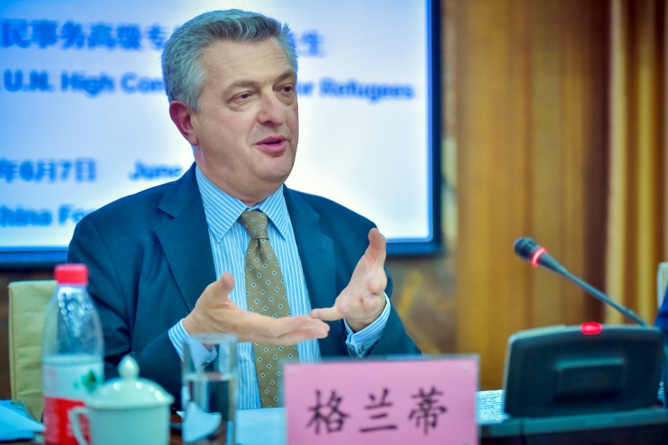 UN Refugee Agency chief seeks to deepen cooperation with China