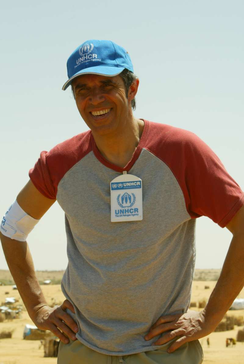 UNHCR Goodwill Ambassador Julien Clerc