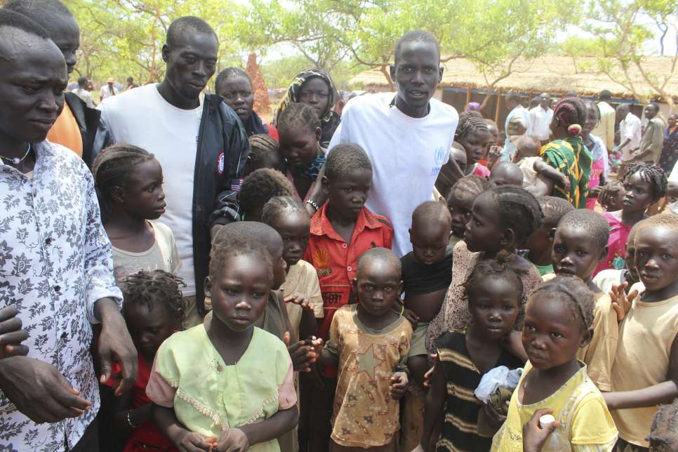 South Sudan / IDPs / Guor Miading Miaker became famous as Guor Marial, the "runner without a country" when he participated under the Olympic flag in the 2012 Summer Games in London. The country of his birth, South Sudan, did not yet have a National Olympic Committee. Moreover, Guor had no documentation to prove his nationality. Although he was recognized and lived in the United States as a refugee, Guor was stateless. A group of friends started a campaign to petition the International Olympic Committee to allow him to participate in the games. Through social media, it developed into a global campaign that rallied support for the petition from across the five continents. That is how Guor came to compete in the men's marathon under the Olympic flag. In February 2013, Guor became a naturalized United States citizen. In May, UNHCR supported Guor to make his first trip to newly independent South Sudan, and brought him back to his birthplace in Pariang County, Unity State.