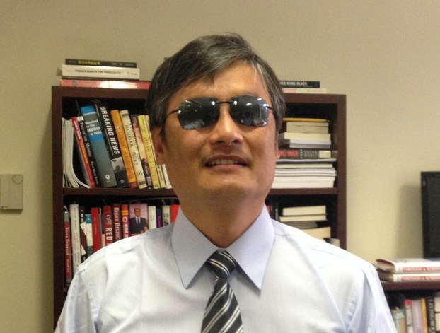 Chen Guangcheng at RFA in Washington, June 25, 2014.