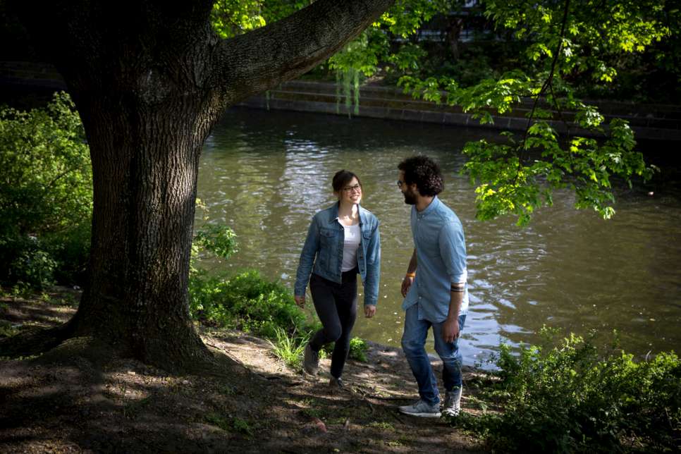 Ramy met Berlin resident Antonia soon after arriving in Berlin and signing up to Start with a Friend. She quickly became a close friend.