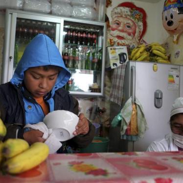 Bolivia: Don’t Lower Age for Child Labor 