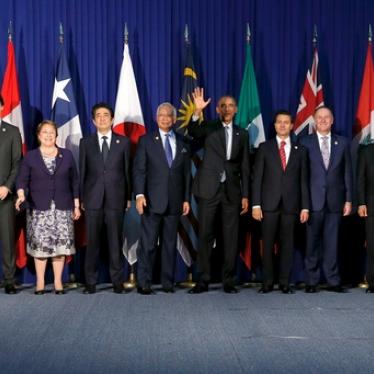 Trans-Pacific Partnership: Serious Rights Concerns