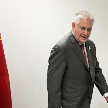 Why Rex Tillerson Must Bring Up Human Rights on His First Asia Trip