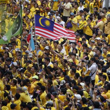 Malaysia: Drop Charges for ‘Street Protests’