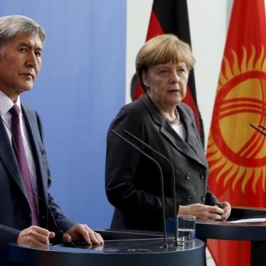 Dispatches: Merkel Should Make First-Ever Chancellor Visit to Kyrgyzstan Count