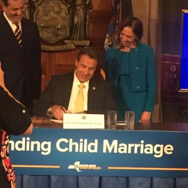 US: New York Governor Signs Anti-Child Marriage Law