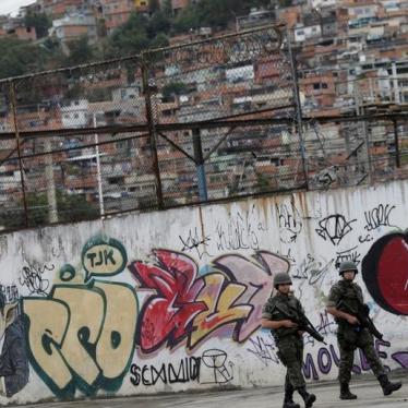 Brasil: Não ofereça justiça privilegiada às Forças Armadas