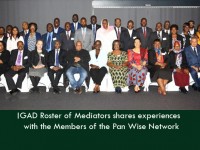IGAD Roster of Mediators shares experiences with the Members of the Pan Wise Network