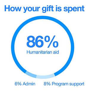 How your gift is spent