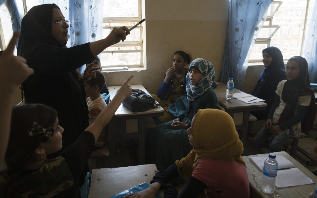 Iraqi schools face a desk deficit