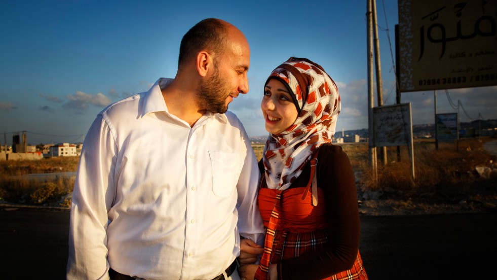 Minear (left) and Khoula (right) are together at last in Irbid, Jordan.