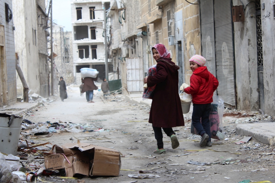 敍利亞衝突持續 大量國內流離失所者重返家鄉