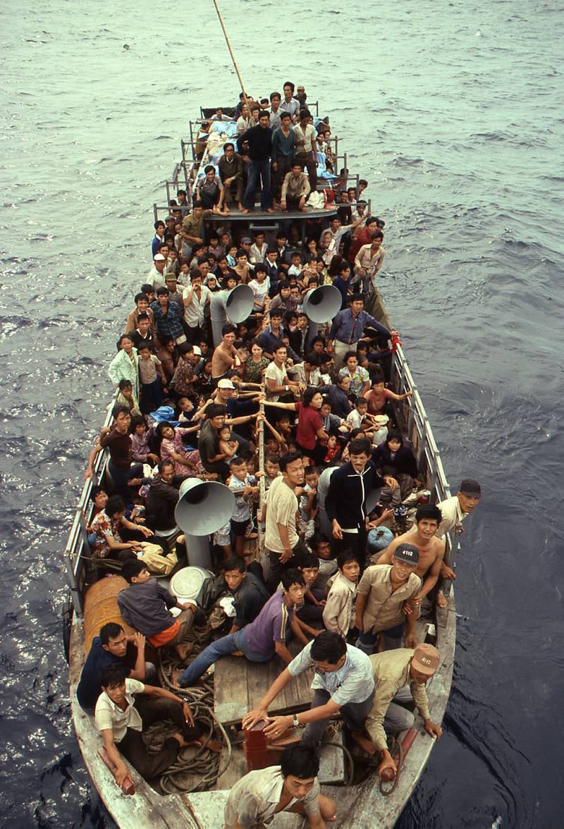 Indonesia, South China Sea. (c) UNHCR / V. Leduc / 1979