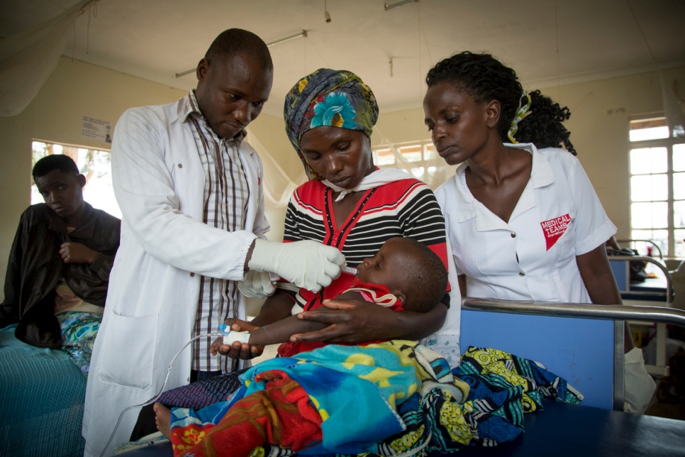 Burundian nurse cares, and is cared for, in Uganda