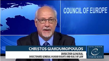 Fragen an Christos Giakoumopoulos, Generaldirektor  Menschenrechte und Rechtsstaatlichkeit (Europarat)