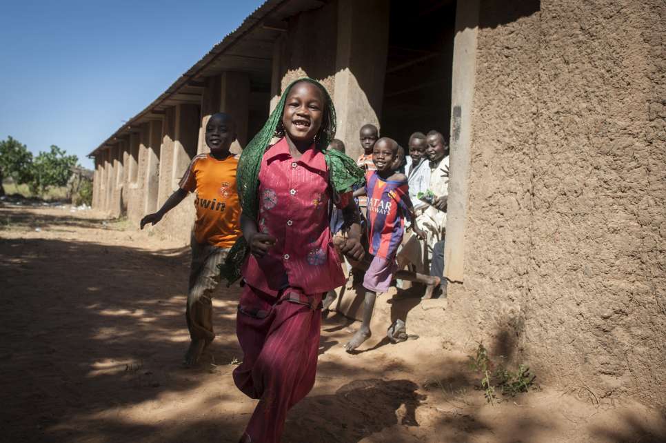 Chad. Educate A Child (EAC) program in Djabal Refugee Camp