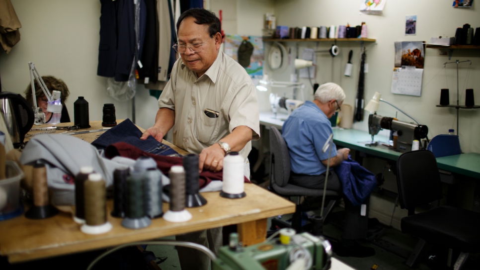 Tran Duc Tu, who fled Vietnam in 1977, has worked with Tom for 15 years.