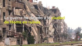 Siria: Alto Comisionado visita la destruida ciudad de Homs