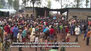 Ruanda: 50 mil refugiados chegam do Burundi