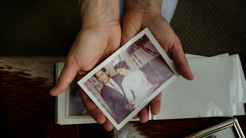 The wedding of Sameena's parents in Uganda. 