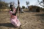 Sudanese returnees in Nyamlell, South Sudan, start rebuilding their homes after years in exile.