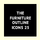 The Furniture Outline Icons 25