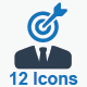 Business Target Icons